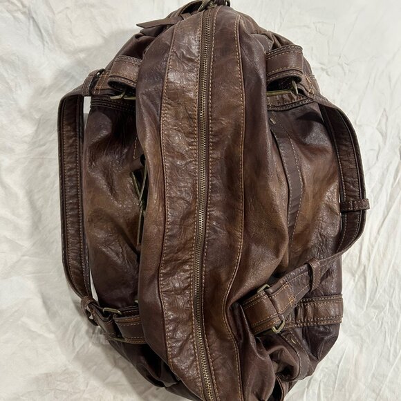 Urban Outfitters Faux Leather Duffle Shoulder Bag - Picture 7 of 9
